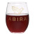 Custom Stemless Wine Glass