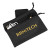 Custom rPET Mesh Tech Pouch - Black Front View