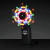 Custom Light Up Promotional Mini Fans with Black Handles