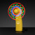 Custom LED Mini Fan with Yellow Handle 