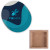Custom 4 Pc reGen Recycled Polyester Round Dye Sub Coaster Set - Packaging View 