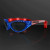 Custom USA Stars & Flag Stripes LED Flashing Sunglasses - Multicolor