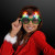 Custom LED Glitter Christmas Tree Shades - Lifestyle View 