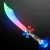 Custom Curved Pirate Saber with LED Crystal Ball