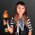 Custom LED Witchy Pumpkin Wand with Sound & Lights - Lifestyle View 