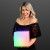 Custom 8" Deco Light Cube - Color-Changing LED - Lifestyle View 