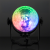 Custom Instant Party Light Projector - 5" LED Disco Lamp with Remote - Front View 