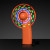 Custom LED Mini Fans with Orange Handles - In Use 
