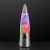 Custom Silver LED Glitter Lamp
