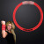 Custom 8 Inch Red Glow Bracelet - Red