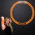 Custom 8 Inch Orange Glow Bracelet - Orange