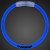 Custom 8 Inch Blue Glow Bracelet - Blue