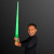 Custom Green Saber Expandable Light Swords - Lifestyle View 