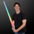 Custom Multicolor LED Expandable Sword - Lifestyle View 