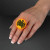 Custom LED Orange Flash Glow Rings