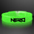 Custom Green Glow Thick Bracelet Bangles
