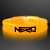Custom Orange Glow Thick Bracelet Bangles
