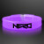 Custom Purple Glow Thick Bracelet Bangles