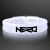 Custom White Glow Thick Bracelet Bangles
