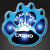 Custom Blue Flashing Paw Body Lights