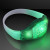 Custom Green LED Flashing Sound Activated Bracelets