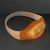 Custom Orange LED Flashing Sound Activated Bracelets
