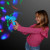 Custom Space Gun Cool Light Toy, LED Projecting + No Sound - In use