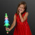 Custom Frosty Christmas Tree Light Up Wand 14.75" - Lifestyle