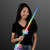 Custom Light Up T-Rex Dinosaur Sword - In use