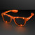 Custom Cool Shades Orange LED Sunglasses
