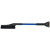Custom Icicle Extendable Ice Scraper/Snow Brush - Royal Blue Side View 