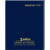Custom Ruled Monthly Format Stitched to Cover Desk Planner: 2027 - Navy Blue