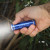 Custom reGen COB Recycled Aluminum Flashlight - Royal Blue Lifestyle View 