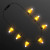 Custom Candy Corn Lights Halloween Necklace Side view