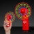 Custom Light Up Promotional Mini Fans with Red Handles - In use