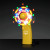 Custom LED Mini Fan with Yellow Handle - In use