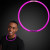 Custom 22" Pink Glow Necklaces - In use