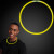 Custom 22" Yellow Glow Necklaces - In use