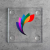 Custom Square Glass Coasters: Single