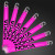 Custom 6 inch Pink Glow Sticks