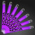 Custom 6 inch Purple Glow Sticks