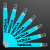 Custom 6 inch Turquoise Glow Sticks