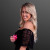 Custom 1.5 oz. UV Reactive Pink Glow Shot Glasses - Lifestyle View 