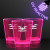Custom 1.5 oz. UV Reactive Pink Glow Shot Glasses - UV reactive 