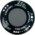 Custom Maglite LED 3 AAA Cell Flashlight - Black Top view