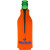 Custom American Made Zipper Bottle Cooler - Orange