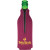 Custom American Made Zipper Bottle Cooler - Crimson