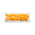 Custom 5" Pillow Box of Bala Chewy Candy - Orange 