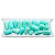 Custom 5" Pillow Box of Bala Chewy Candy - Light Blue 
