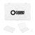 Custom Recycled 10 Pc. Mini Puzzle - Clear With White 